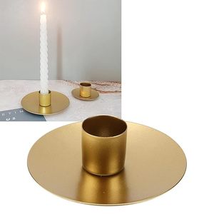 เชิงเทียนเหล็กชุบทองสำหรับตกแต่งบ้านเชิงเทียนอุปกรณ์ทานอาหารเย็น - Product Image 3