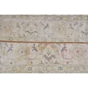 Tapis de 2x9,4 pieds, tapis turc vintage, tapis gris patchwork - Product Image 4