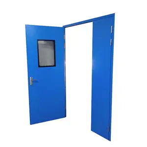 Gmp Modular Clean Room Steel Door Industrial Food Cleanroom Factory Push Door Hospital Lab Cleanroom Door