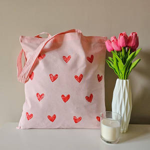 Eco Friendly <b>Reusable</b> Grocery Recycled Carry <b>Shopping</b> <b>Bag</b> With Custom Print Logo Sustainable High Quality Washable 100% Cotton - Product Image 6