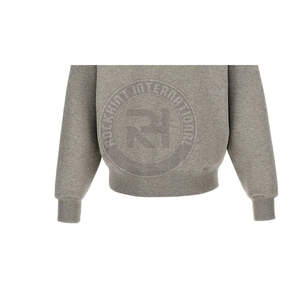 Custom <b>Fleece</b> Long Sleeve Crew Neck Oversized Sweatshirts Casual Fall Pullover <b>Sweaters</b> - Product Image 3