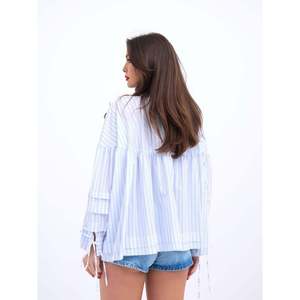 Chemise en tissu popeline 6464 - Design rayé Atlanta - Product Image 2