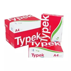 Typek A4 कागज/TYPEK-कॉपी कागज A4 /TYPEK सफेद बांड कागज A4 बीस जिस्ता प्रति 500 चादरें 5 रिम्स प्रति बॉक्स