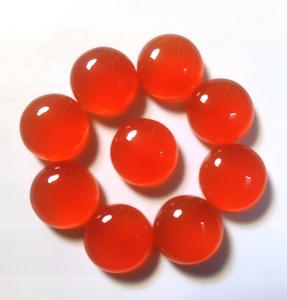 คาร์เนเลียนทรงกลมแบบคาโบชอง พลอยกึ่งมีค่า ขัดเงาเรียบ ขนาดมาตรฐาน พลอยหลวมสำหรับทำแหวนและเครื่องประดับ - Product Image 4