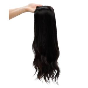 Base de seda de 20 pulgadas para mujer, peluca ondulada Natural, cabello indio virgen 100%, Base de seda para mujer, extensiones humanas, precio al por mayor - Product Image 2
