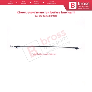 BDP1607 Side Sliding <b>Door</b> Inner <b>Handle</b> Lock Release Cable for Fiorino MK3 225 Qubo Nemo Bipper 1365839080 - Product Image 5