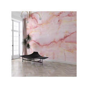 Losas de encimera de mármol rosa pulido moderno, piedra de mármol rosa para hoteles y hogar - Product Image 6