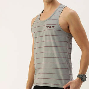 Camisetas sin mangas informales transpirables para hombre, venta al por mayor, camisas sin mangas duraderas ligeras de algodón/poliéster de alta calidad hechas a medida para - Product Image 2