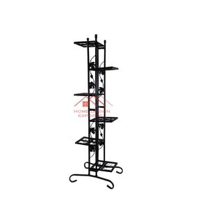 Estante decorativo para el hogar de estilo moderno para accesorios de cocina, estante de Metal, soporte con acabado negro, estante de exhibición de suelo - Product Image 6