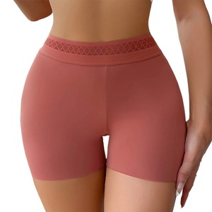 Women's Casual Solid Color Short <b>Tights</b> Safe Skin-Friendly Belly Tightening Panties Waist Body Shaping Briefs Buttocks Leggings - Product Image 4