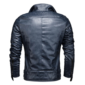 Veste de moto d'hiver décontractée pour homme, en cuir de vache véritable, logo personnalisé, haute qualité, séchage rapide, respirante, grande taille, imperméable - Product Image 3