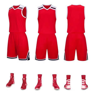 Premium <b>Basketball</b> Jersey & Shorts Quick Dry Breathable Material Wholesale - Product Image 5