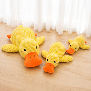 Jouets en peluche personnalisés pour chiens à faible MOQ, jouets de luxe pour animaux de compagnie à mâcher et qui couinent, jouets de sécurité en polaire pour chiots - Product Image 3