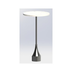 โต๊ะข้างที่มีเสน่ห์ทันสมัยด้วยหินอ่อน & สีทองเฟอร์นิเจอร์ห้องนั่งเล่นมีสไตล์สำหรับตกแต่งบ้าน - Product Image 3