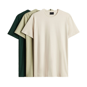 เสื้อยืดเด็กฤดูร้อนผ้าโพลีเอสเตอร์/ ผ้าฝ้ายแห้งเร็วระบายอากาศเป็นมิตรกับสิ่งแวดล้อมป้องกันการหดตัวใส่สบายแขนสั้นสีพื้น - Product Image 5