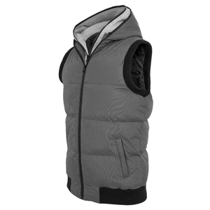 Gilet matelassé à capuche pour femmes Veste en toile de coton sans manches rembourrée Fournisseur d'usine Fait sur mesure Chaud Hiver Extérieur - Product Image 3
