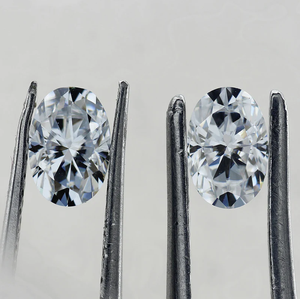 2,00 quilates Forma ovalada Moissanite blanco completo Moissanite blanco Incoloro Moissanite de forma ovalada - Product Image 1