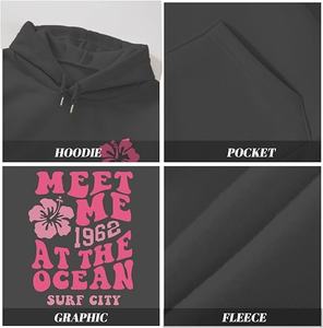 Sudaderas con Capucha de Diseño Personalizado para Mujer, Ropa Urbana, Sudaderas de Algodón de Alta Calidad, Sudaderas Extra Grandes - Product Image 6