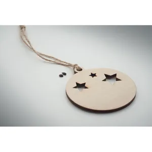 Palline e Decorazioni Natalizie ROSEED, Palline in Legno per Addobbi Natalizi - Product Image 2