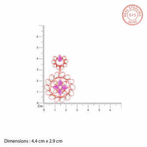 Boucles d'oreilles pendantes Ghoomar Chandbali en alliage de laiton plaqué or, design ethnique tendance avec pompons, bijoux mignons pour fêtes et mariages, cadeaux - Product Image 6