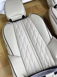 Housse de siège sur mesure pour accessoires de voiture, 5 places, cuir de luxe, compatible avec <span class=keywords><strong>Mercedes</strong></span> Benz GLE 450 350 G580 550e GLS <span class=keywords><strong>400</strong></span> - Product Image 1