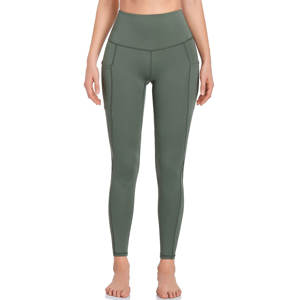 2025 Leggings de Yoga de haute qualité taille haute contrôle du ventre extensible doux brossé serré Gym Fitness Yoga sans couture collants - Product Image 1