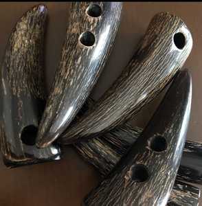 Cierre de Cuerno de Búfalo, Diseño Étnico Hecho a Mano, Ecológico, Cierre Natural, Trajes Tradicionales, Moda Cultural - Product Image 4