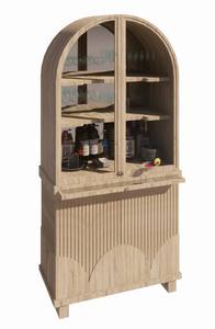 Customized Wooden Bar <b>Cabinet</b> for Home Bar Gym Dining Room Basement Restaurant <b>Outdoor</b> Cafe or Gym Application - Product Image 2