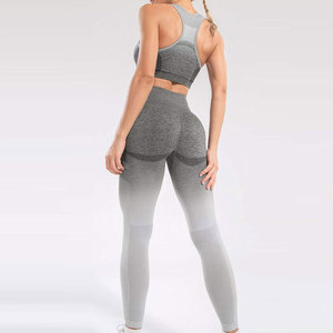 ชุดโยคะผ้าสแปนเด็กซ์สำหรับผู้หญิงชุดเล่นโยคะทำจากโพลีเอสเตอร์ไร้ตะเข็บสำหรับผู้หญิง - Product Image 2