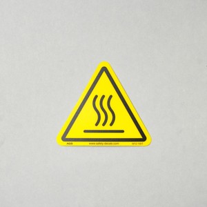 Autocollant de sécurité AGS M12 - Avertissement Attention Chaud Garder à Distance Étiquette d'entretien industriel Haute température Résistant à la chaleur - Product Image 4