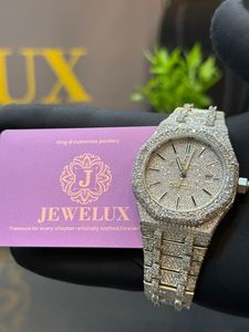 เสื้อฮิปฮอปเอวต่ำทำด้วยมือ VVS Moissanite