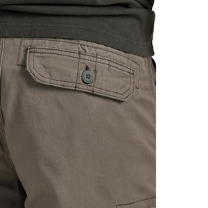 Short cargo lourd 100% coton respirant boutonné à la taille Short baggy de haute qualité pour hommes - Product Image 5