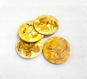 Handmade Durable High Quality Resin Coasters <b>Set</b> Classic Eco-Friendly <b>4</b> Inch Home & Restaurant Use Manufacturer India - Product Image 1