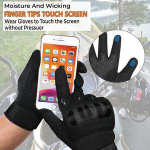 Gants de moto de qualité supérieure avec protection des jointures et protection complète des mains - Product Image 5