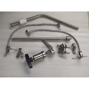 Juego de instrumentos neuroquirúrgicos manuales de Leyla, retractor cerebral de acero inoxidable con 2 brazos flexibles para cirugía de cráneo de precisión - Product Image 2