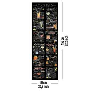El Mejor Póster de Diseño Premium con Recetas de Cócteles para Entretener - Product Image 1