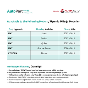 Bouton Radio CD pour Citroën Nemo - Product Image 2