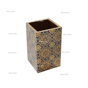 Porta Cubiertos de Madera con Diseño Floral y Tres Compartimentos para Accesorios de Cocina - Product Image 5