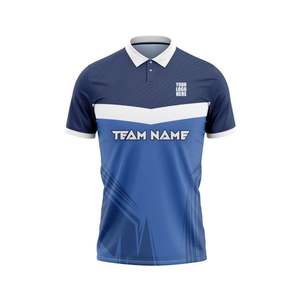 Bon marché Maillots de cricket de sublimation de haute qualité Design personnalisé Club Logo Nom Numéro Maillots de cricket en polyester respirant - Product Image 6