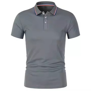 Polo d'été à manches courtes 100% coton pour hommes, confortable, couleur unie, respirant, anti-rides, Offre Spéciale uni - Product Image 6