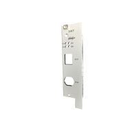 Schroff Panneau avant Schroff Fraisage CNC personnalisé Découpe laser Pièces d'usinage Panneau avant de commande de profil en aluminium anodisé