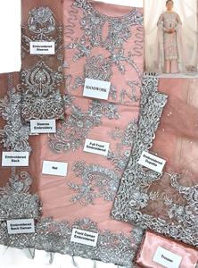 Salwar Kameez Indio-Pakistaní de Última Moda con Bordado Pesado y Trabajo Manual, para Ocasiones Especiales, de Alta Calidad, Verano 2022 - Product Image 2