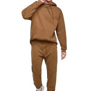 Survêtements pour hommes Respirant Marron Vêtements pour hommes personnalisés 100% coton Fabricants pour vêtements pour hommes personnalisés Survêtement pour hommes - Product Image 4