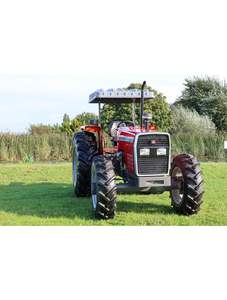 Tracteur à roues Massey-Ferguson 385 4WD d'occasion avec plus de 50 000 heures de fonctionnement, origine France - Product Image 3