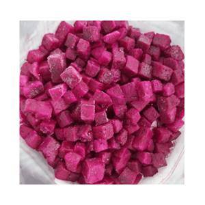 Dados de Fruta del Dragón Congelados de Vietnam, Piezas de Fruta Tropical de Pulpa Blanca para Mezclas de Yogur, Mezclas para Helados y Rellenos de Panadería - Product Image 1