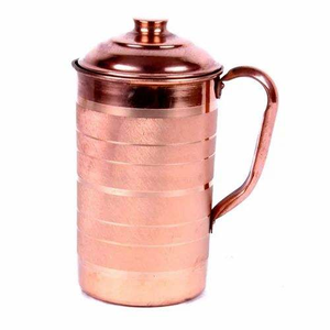 ฝาเหยือกน้ำทองแดงแกะสลักแบบดั้งเดิมทำด้วยมือเป็นมิตรกับสิ่งแวดล้อมคุณภาพสูงสำหรับงานปาร์ตี้ห้องครัวน้ำดื่ม - Product Image 3