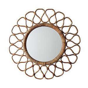 Espejo de Pared Redondo de Metal Plateado Moderno, Hecho a Mano, Multiusos, para Decoración de Baño y Hogar, Ideal para Regalos - Product Image 2