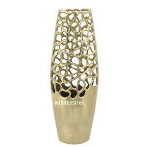 Vases à fleurs modernes en aluminium faits à la main Décoration intérieure écologique Couleur et taille personnalisables - Product Image 2