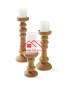 Maison Hôtel et Salon Décor Bougeoir Morden Luxury Design Nordic Bougeoir en bois - Product Image 4