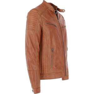 Chaqueta de Invierno de Cuero Genuino para Hombre, Diseño de Primera Calidad, 100% de Alta Calidad, Cuello Alto, Manga Larga, Diseño Personalizado Disponible, Precio Razonable - Product Image 2